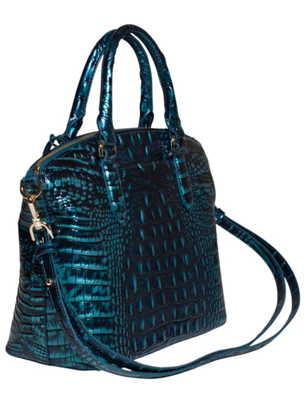 Brahmin Duxbury Satchel in Blue Patina Melbourne – A - Picture 2 of 2